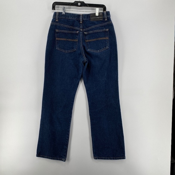 Express Jeans Women's 9/10 R High Rise Boot Cut Blue Denim 100% Cotton 5 Pocket - Picture 10 of 13